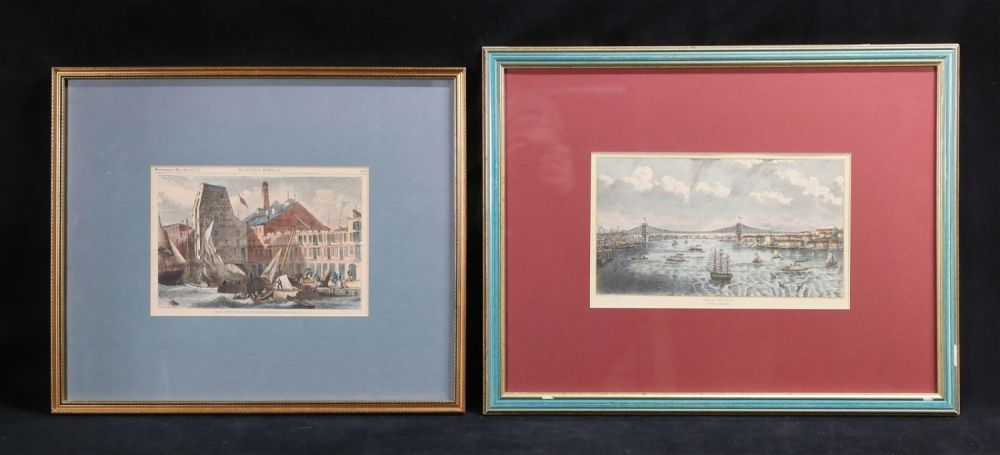 Lot 408: 2 New York City Engravings