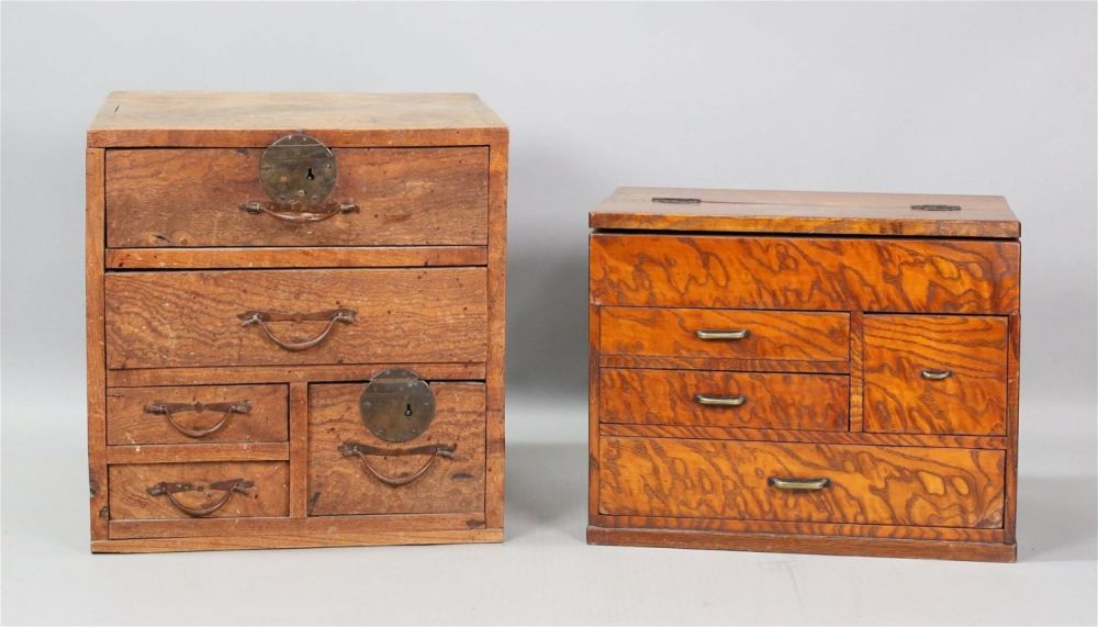 Lot 152: 2 Japanese Tabletop Tansus