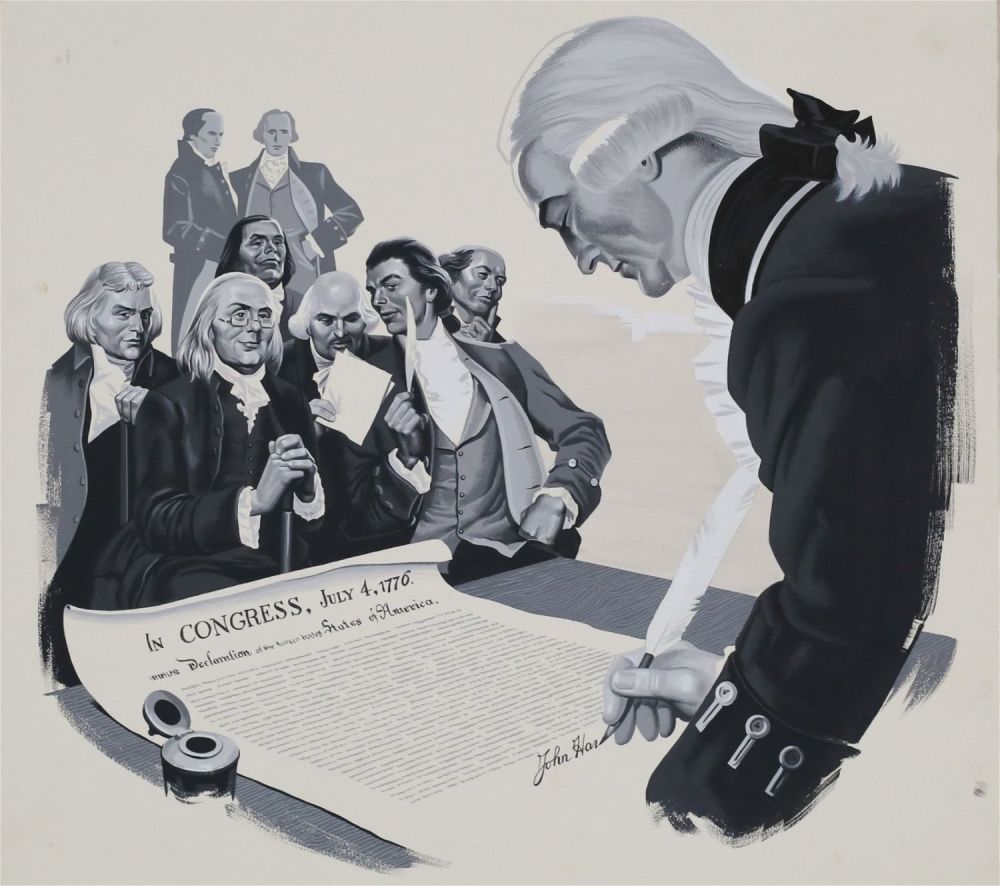 Lot 181: George Young Illustration Declaration