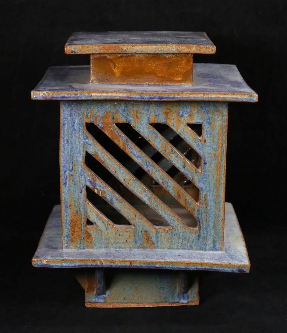 Lot 251: Japanese Style Pottery Lantern