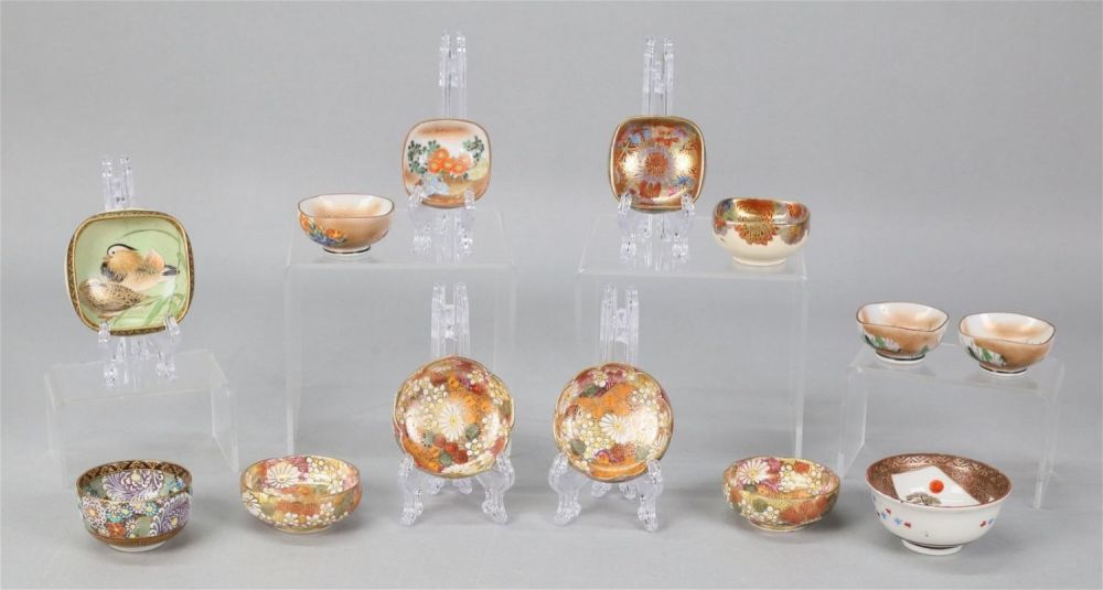 Lot 282: 13 Pieces Japanese Porcelain