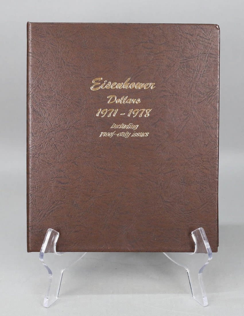 Lot 463: 1971-78 Eisenhower Dollar Uncirculated & Proof Set