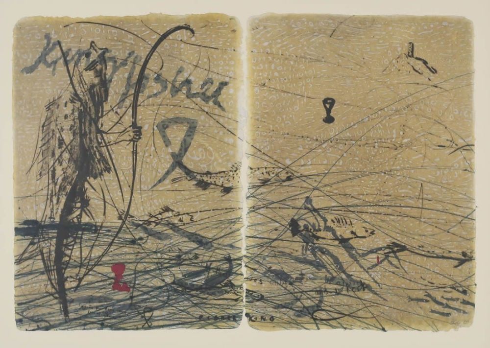 Lot 499: Deborah Bell Etching Fisher King