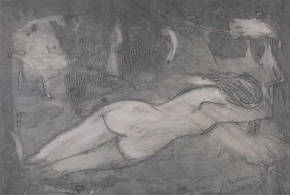 Lot 509: Lithograph of a Nude