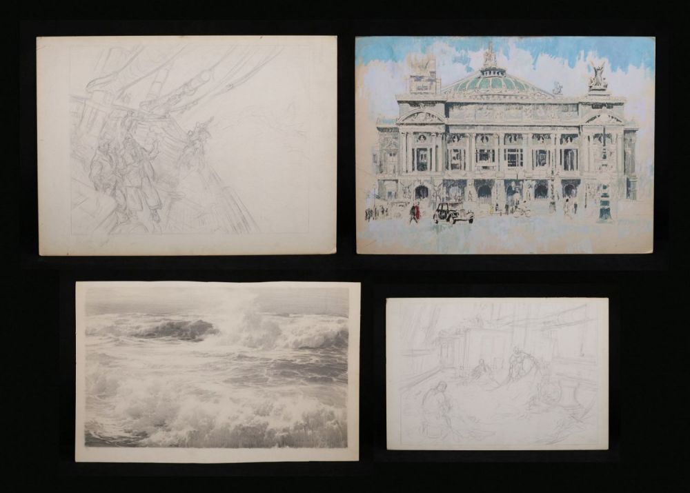 Lot 517: 4 Drawings