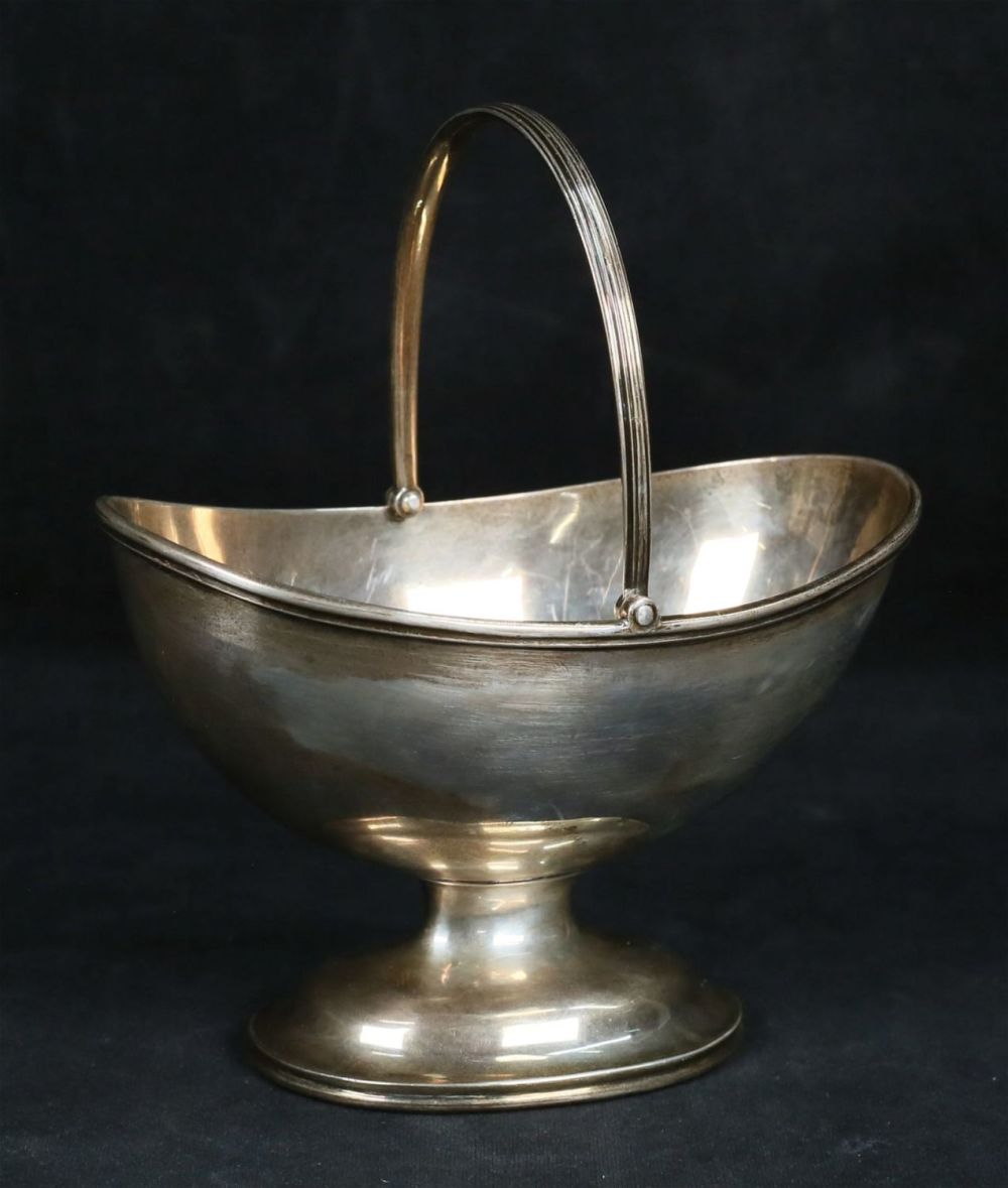 Lot 526: Ball, Black & Co. Coin Silver Basket