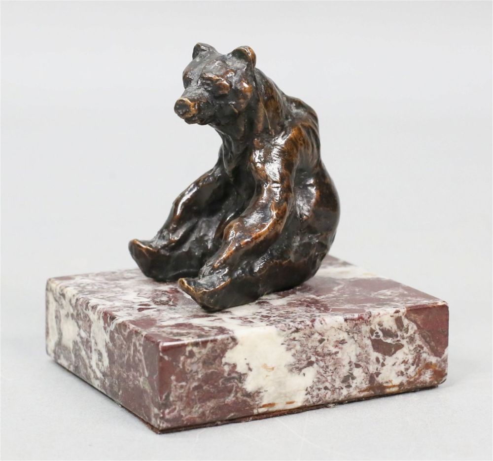 Lot 568: After C.M Russell Bronze Bear