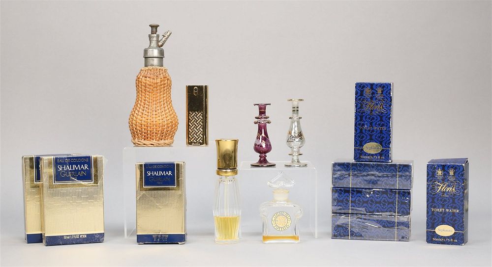 Lot 166: Lot of Perfumes & Bottles Shalimar, Floris