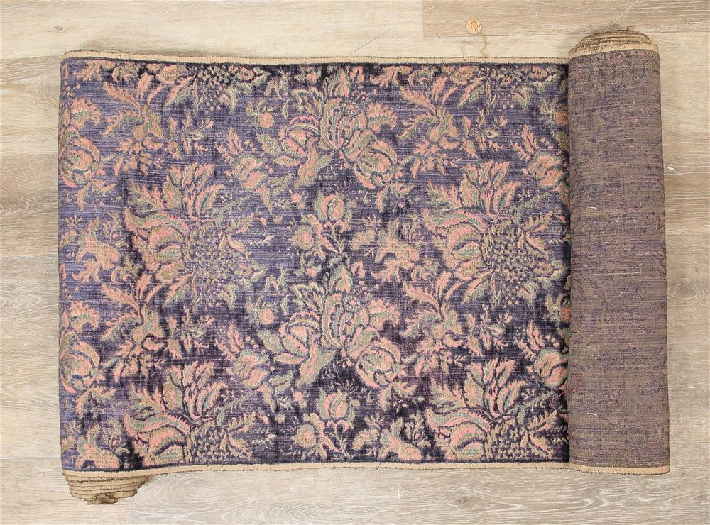 Lot 172: Brocade Silk Fabric  9 1/3 Yards