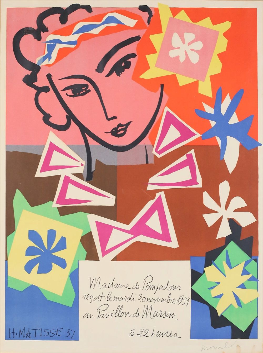Lot 177: After Henri Matisse Exhibition Poster 1951