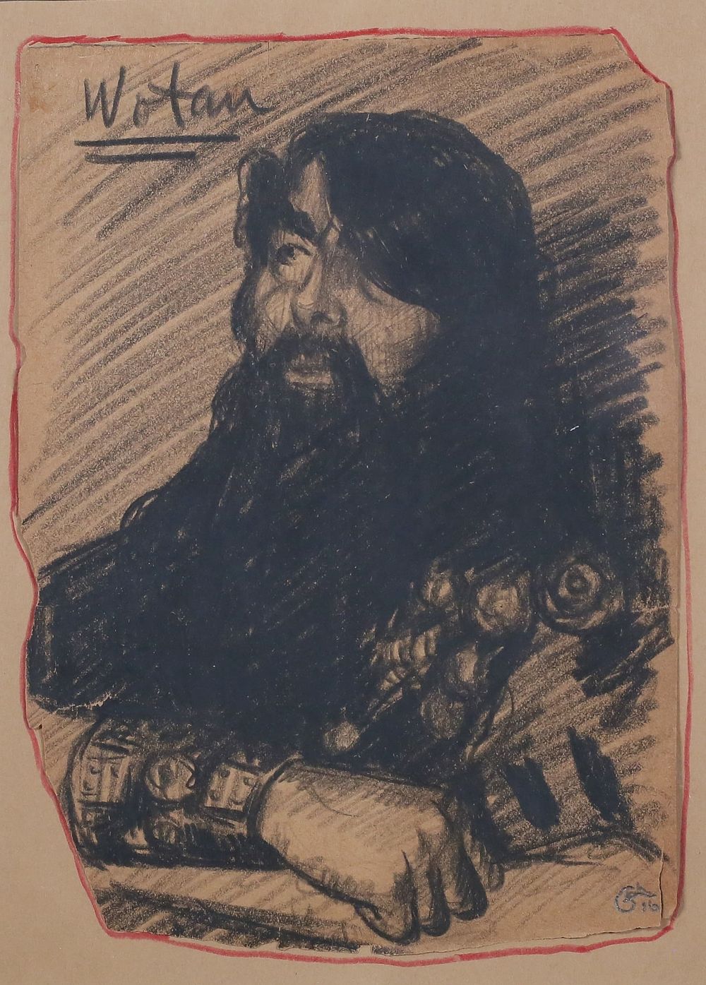 Lot 223: Henry Glintenkamp Charcoal Wotan