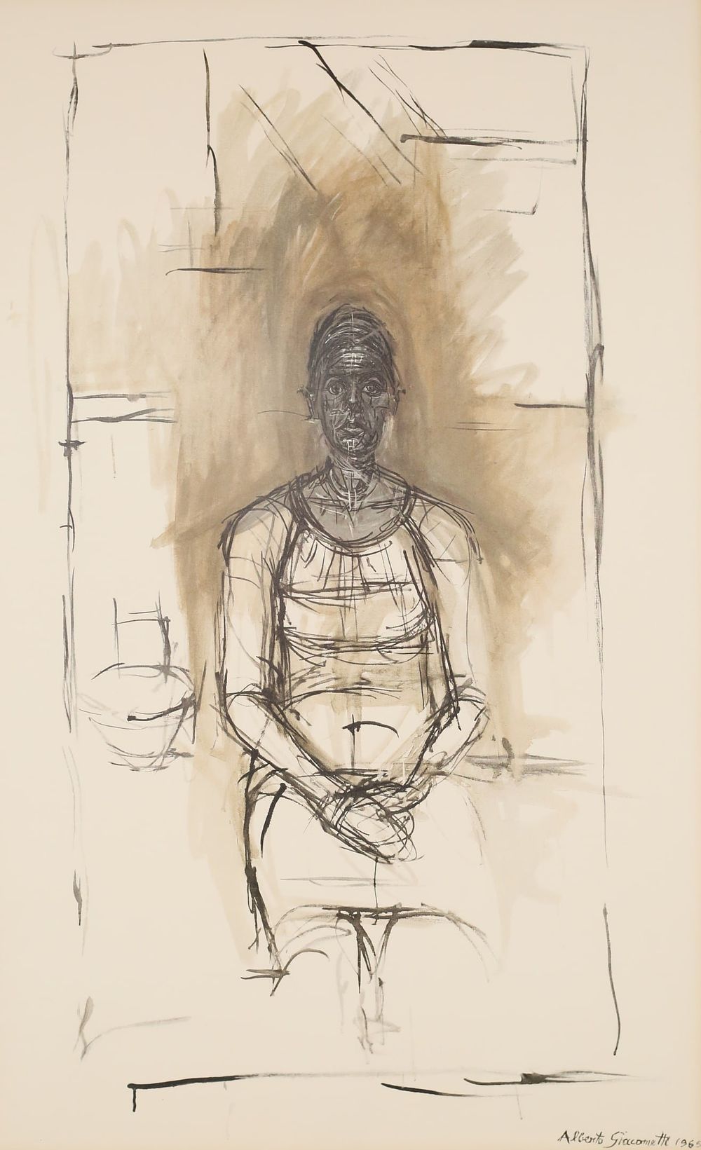 Lot 226: After Alberto Giacometti Print Caroline