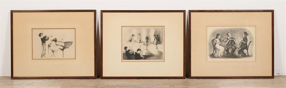 Lot 227: 3 Piece Art Lot Margery Ryerson & Andree Ruellan