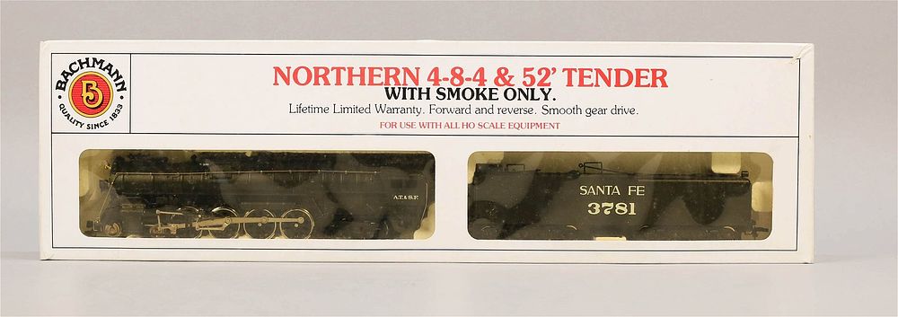 Lot 155: Bachmann Northern 4-8-4 & 52 Tender w/ Smoke Only