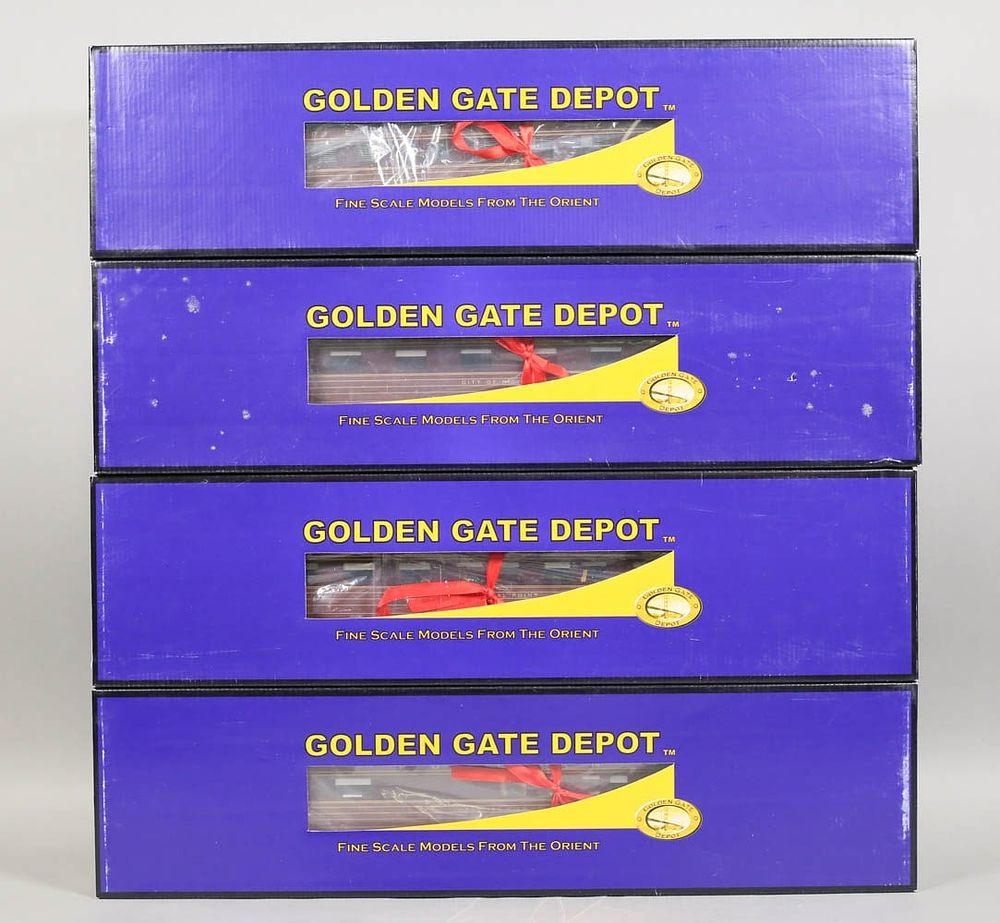 Lot 186: Golden Gate Depot Lot of 4 O Scale Model Trains