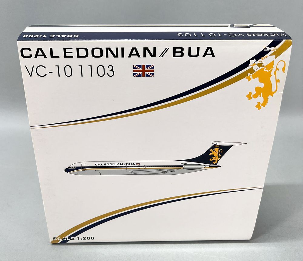 Lot 667: JC Wings Caledonian vickers 101103 1:200 Scale