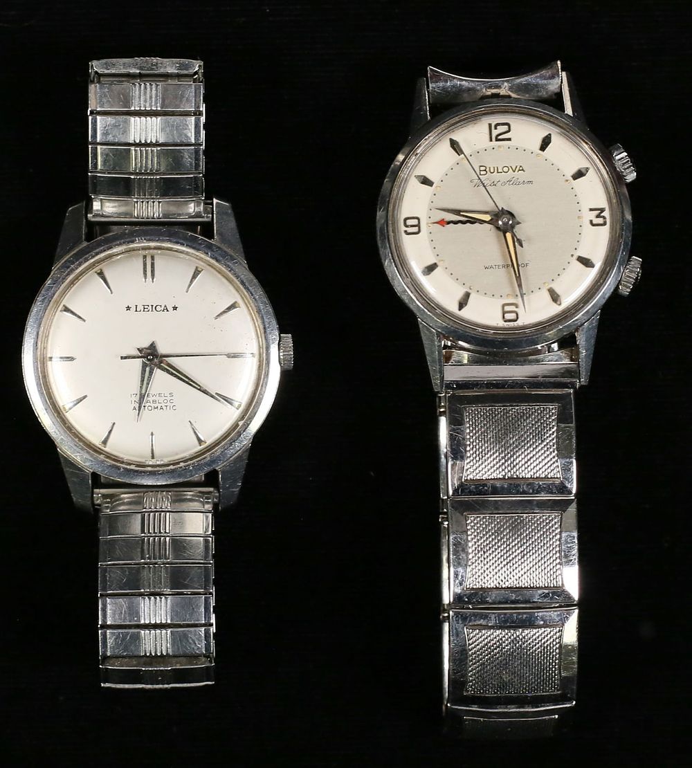 Lot 343: 2 Vintage Watches Bulova & Leica