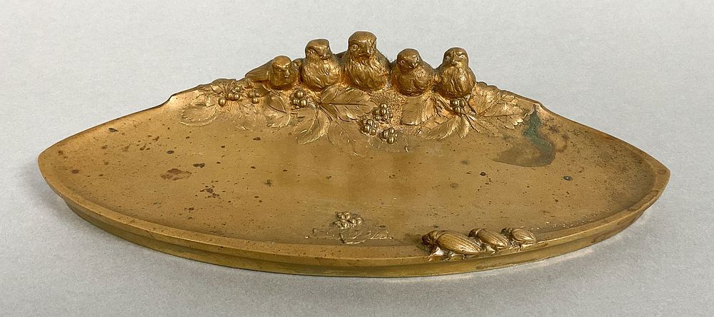 Lot 188: Guenardeau Bronze Pen Tray Barbedienne Foundry