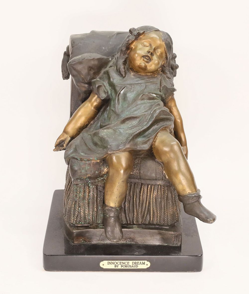 Lot 191: Porusaud Bronze Innocence Dream