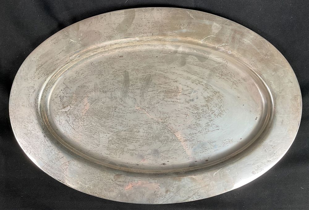 Lot 243: International Sterling Serving Tray