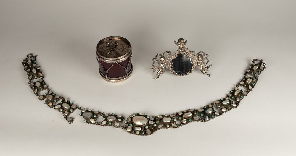 Lot 254: 3 Sterling Silver Articles