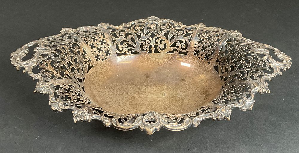 Lot 256: Howard Sterling Openwork Bowl