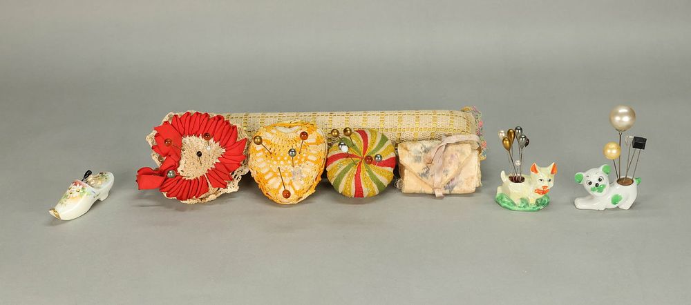 Lot 379: 33 Vintage Stick Pins With Holders