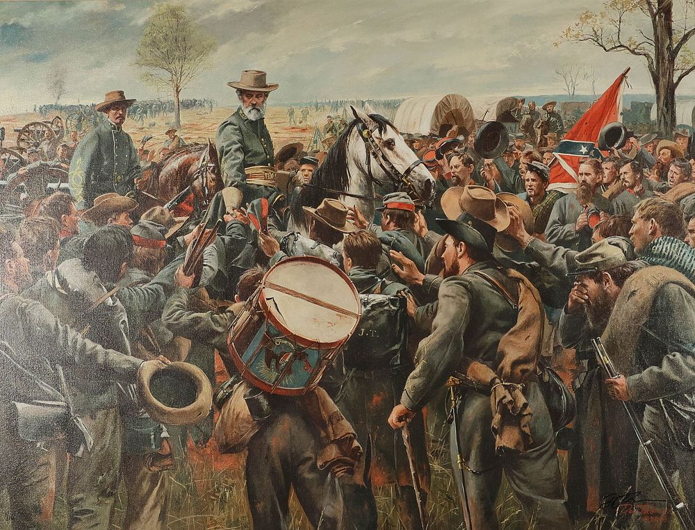 Lot 388: Don Troiani Giclee on Canvas The Soldiers Tribute