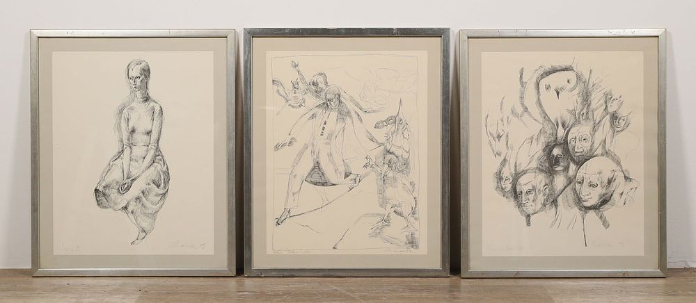 Lot 395: Irving Marantz 3 Etchings