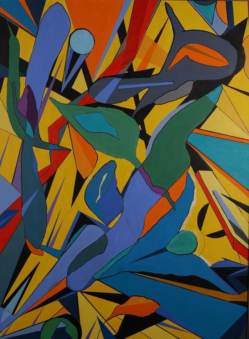 Lot 404: Martin Graifer Acrylic on Canvas Abstract