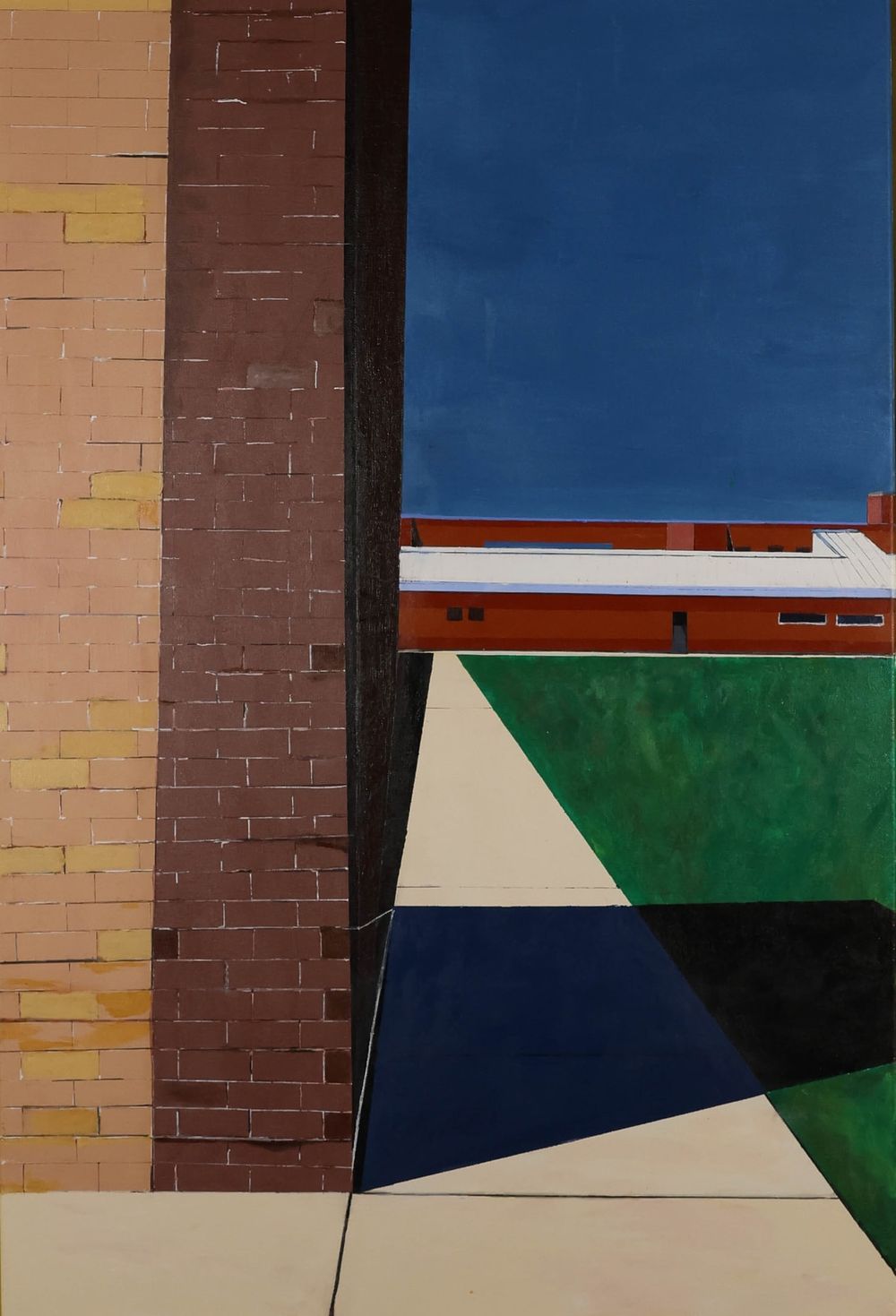 Lot 417: Martin Graifer Acrylic on Canvas Buildings