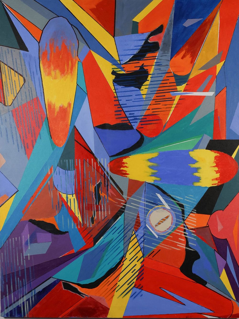 Lot 418: Martin Graifer Acrylic on Canvas Abstract