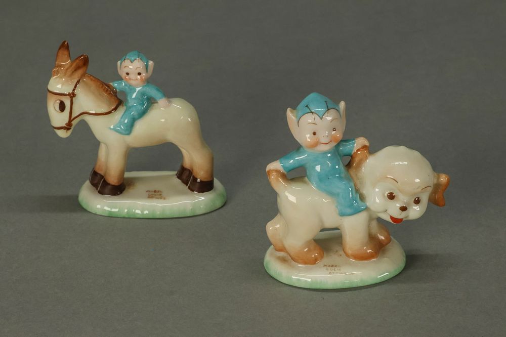 Lot 435: 2 Mabel Lucie Atwell Shelley Porcelain Figurines