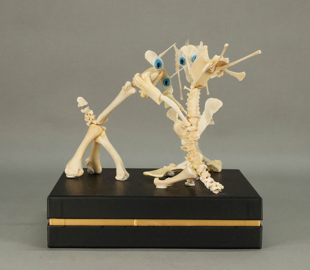 Lot 451: RS Fischer Chicken & Duck Bone Sculpture