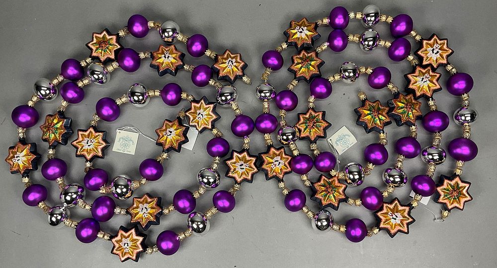 Lot 164: 2 Fraga Halloween Harvest Nights Garland Star