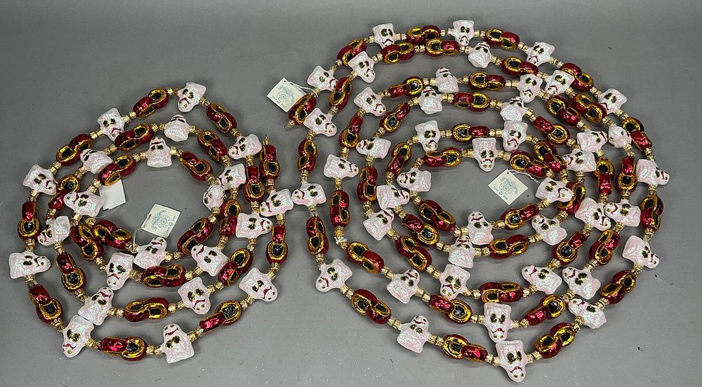 Lot 165: 2 Fraga Halloween Chain of Ghosts Garland Garlands