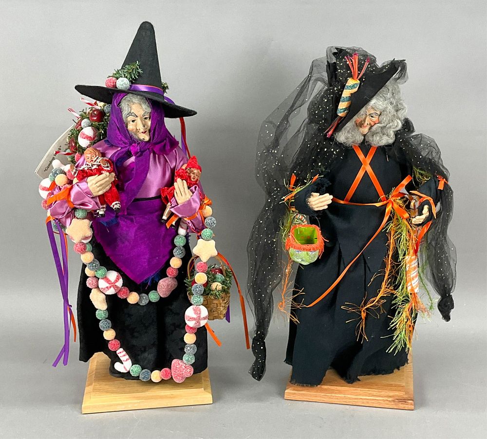 Lot 181: 2 Lynn Haney Halloween Witches Witch