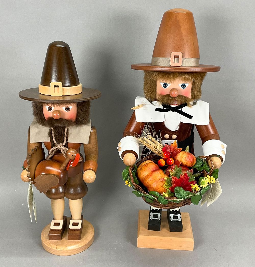 Lot 208: 2 Christian Ulbricht Thanksgiving Nutcrackers Box
