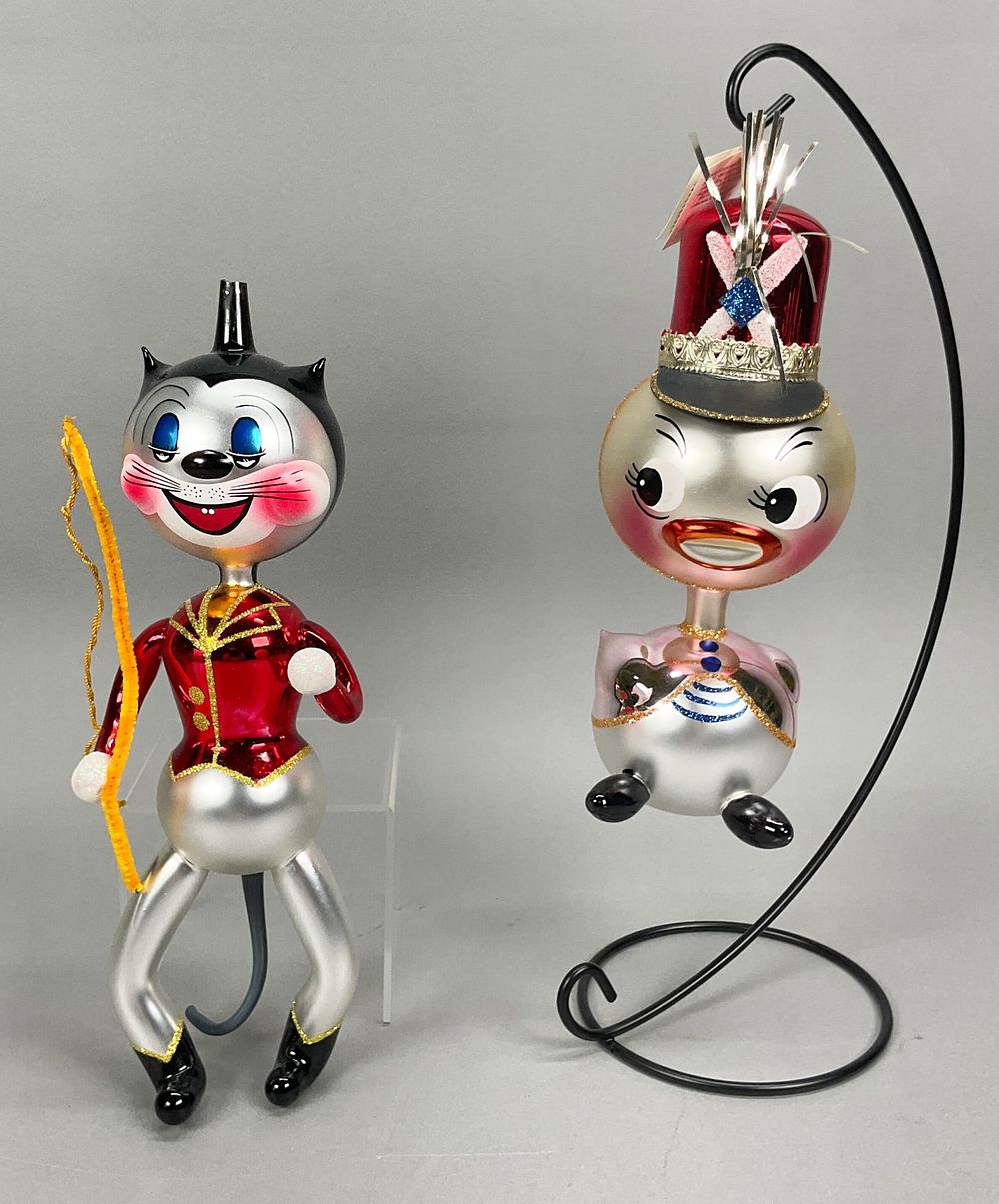 Lot 230: 2 Radko Large Christmas Ornaments