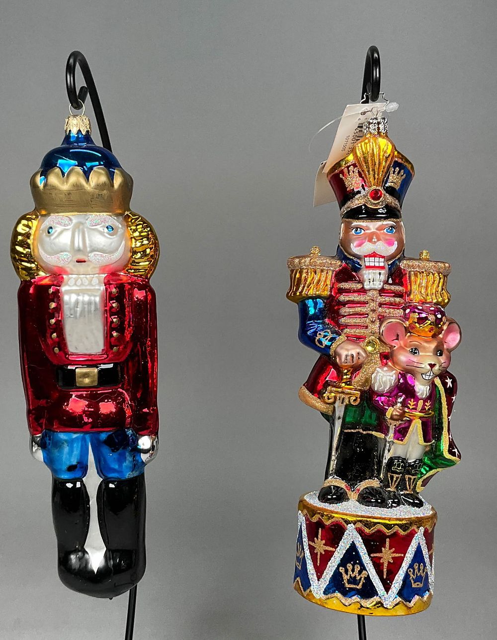 Lot 291: 2 Nutcracker Christmas Ornaments  X-Large