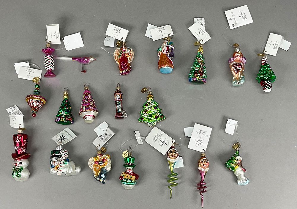 Lot 343: 19 Radko Adler Christmas OrnamentsLittle Gems