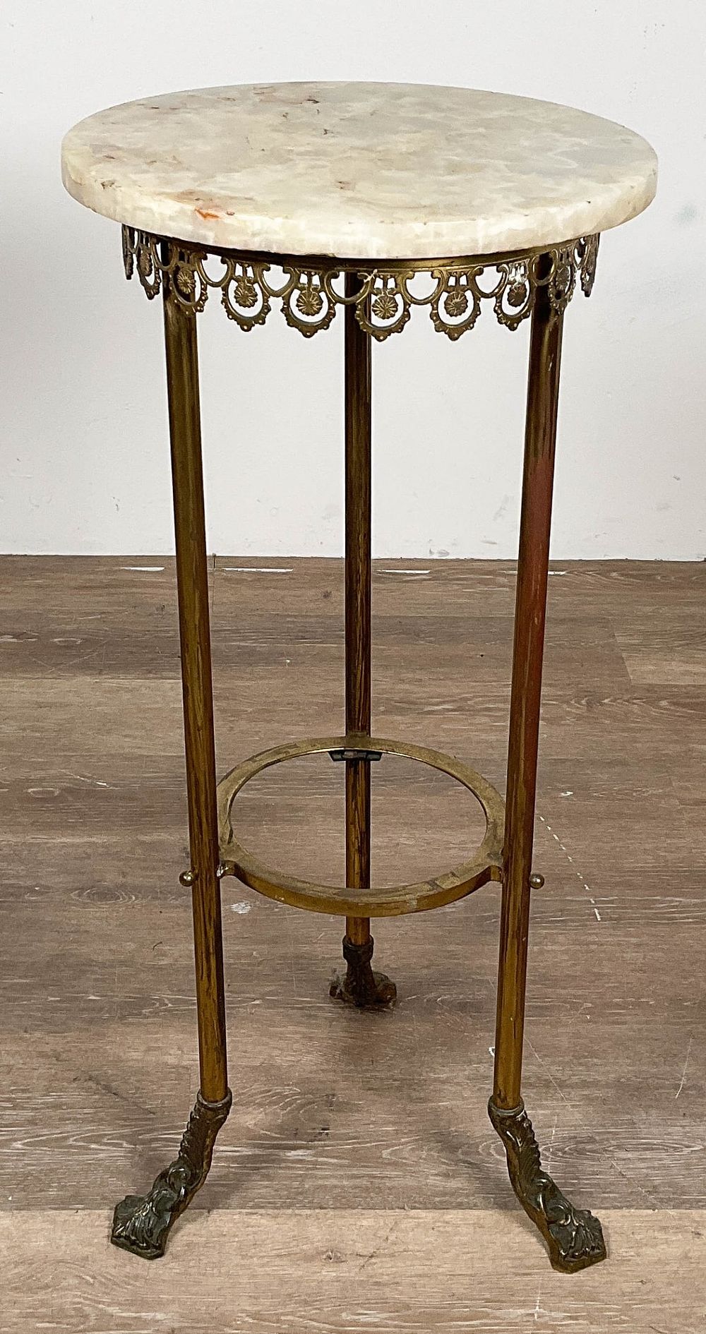 Lot 169: Marble Top Plant Stand
