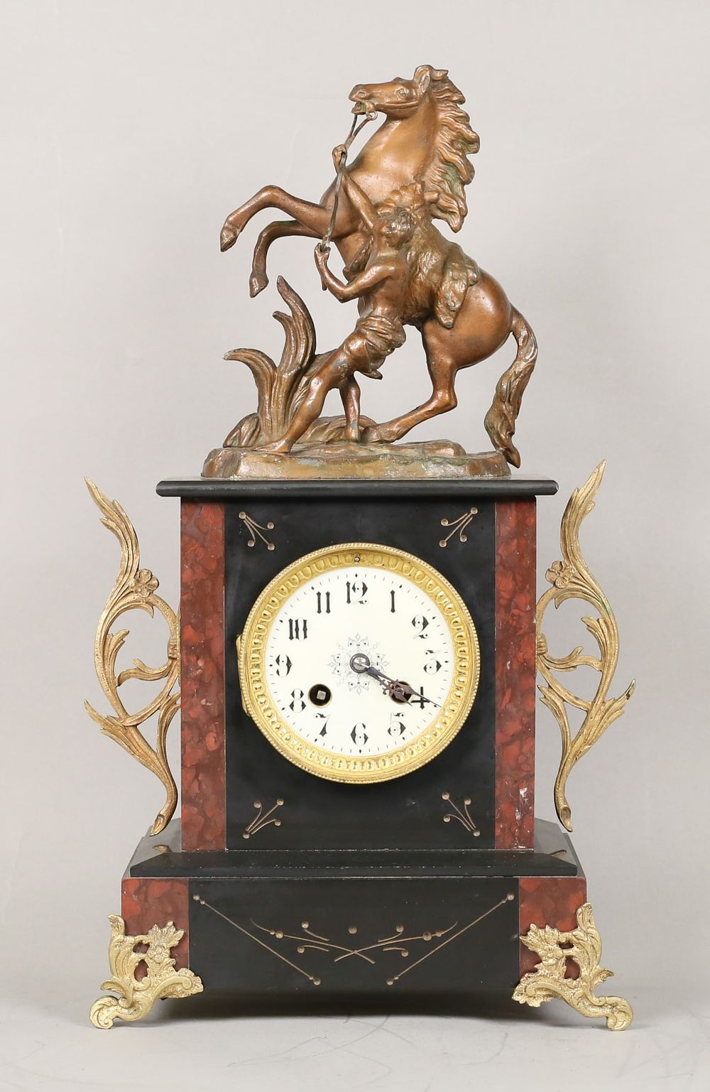 Lot 186: AD Mougin French Mantel Clock