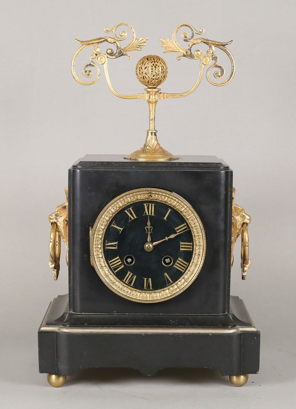 Lot 189: Slate Mantel Clock