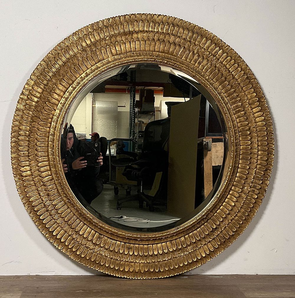 Lot 228: Modern Gilt Painted Mirror