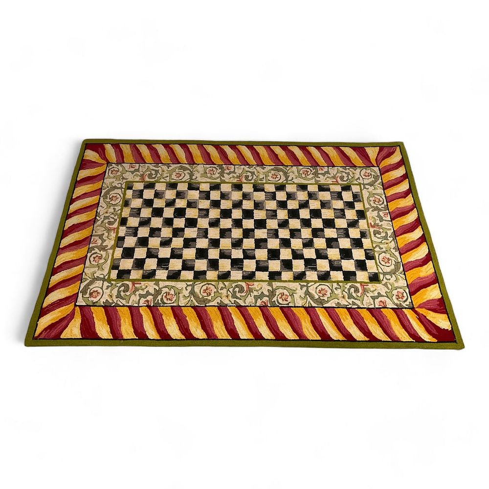 Lot 229: MacKenzie-Childs Courtly Check Rug