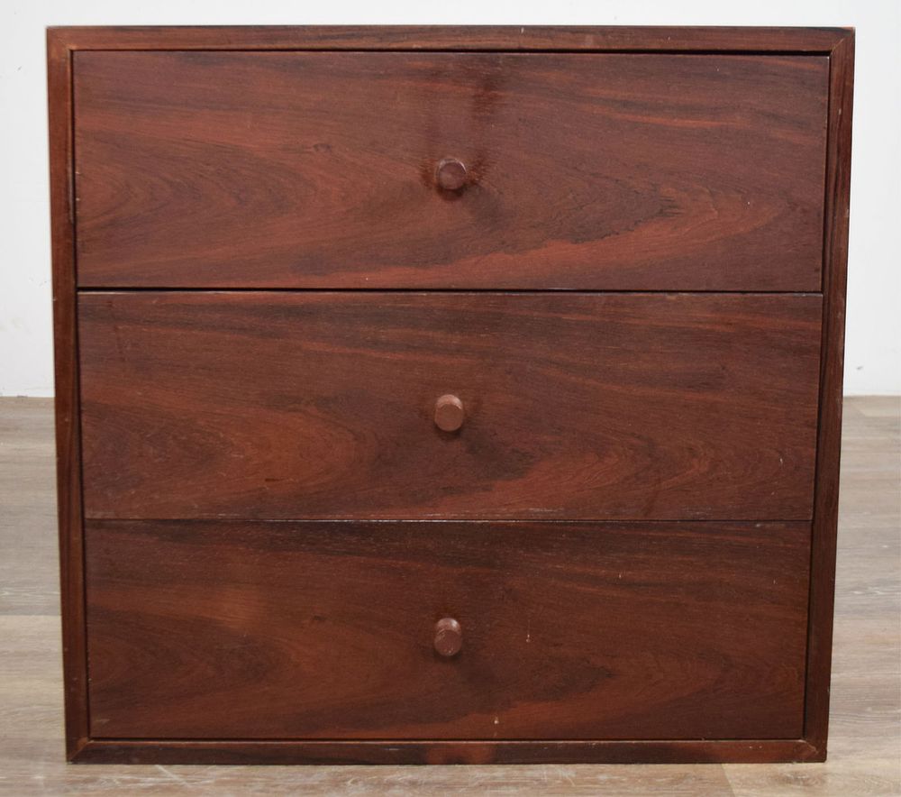 Lot 250: Danish Modern Style 3 Drawer Stand