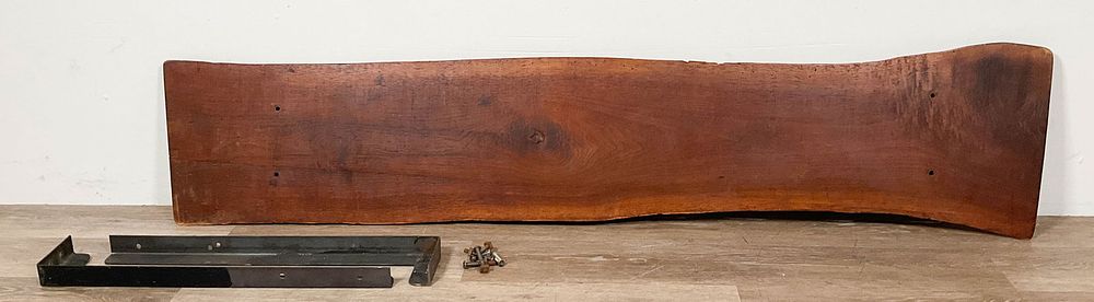 Lot 253: Nakashima Style Live Edge Headboard
