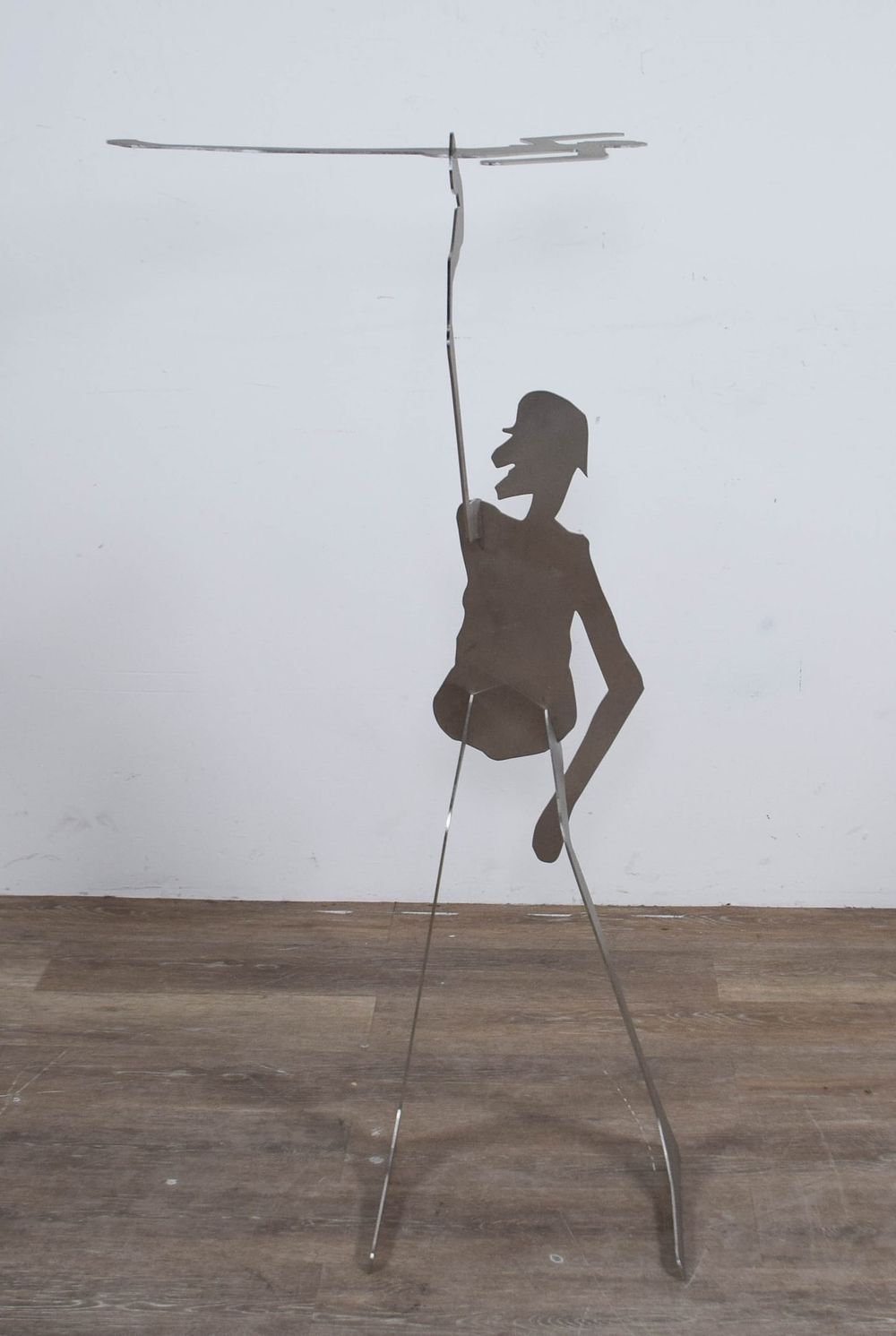 Lot 262: William King Steel Sculpture Acrobats