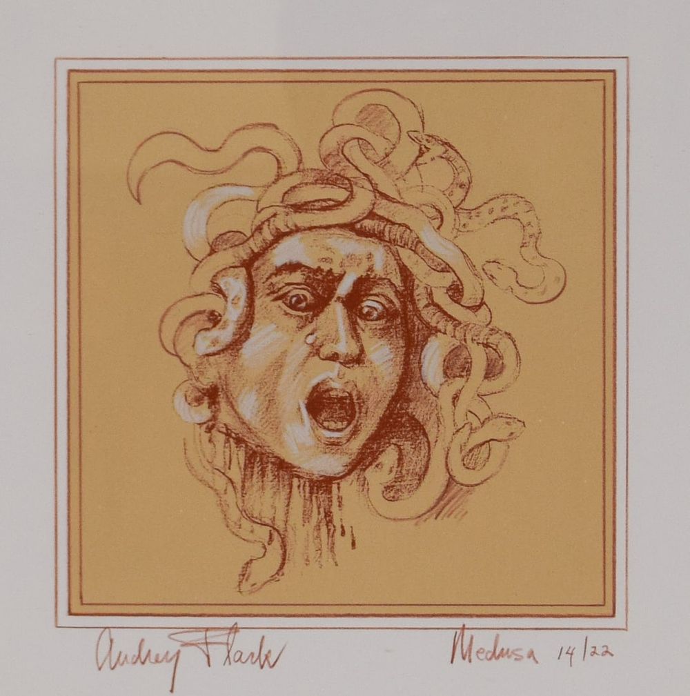 Lot 272: Audrey Flack Lithograph Medusa